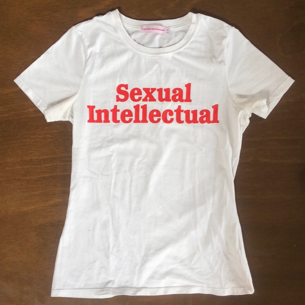 L’ecole does femmes ‘Sexual Intellectual’ Tee M